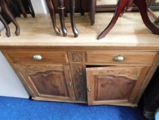 An early 20thC. sideboard with drawers & cupboard