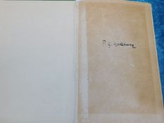 A P. G. Wodehouse hand signed first edition of The