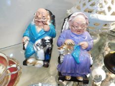 Two novelty retirement fund money boxes