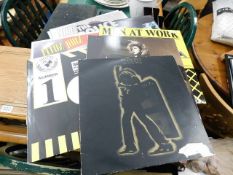 A boxed quantity of vinyl LP's including T-Rex & M