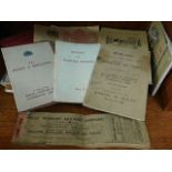 A quantity of vintage ephemera including a GWR boo