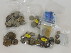 A quantity of coins & bank notes