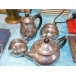 A Tudric pewter tea & coffee set