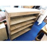 An early 20thC. floorstanding bookcase