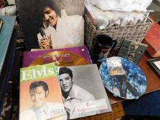 A mixed quantity of Elvis Presley memorabilia