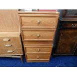 A pair of G-Plan teak bedside cabinets