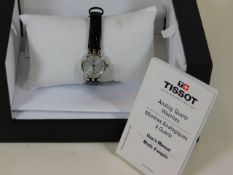 A ladies boxed Tissot watch