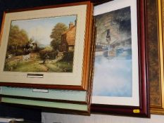A quantity of railway related prints