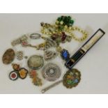 A Darby & Joan club badge & other items