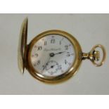 A Bijou watch company ladies gold plated pocket wa