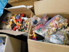 Two boxed quantities of McDonalds toys