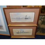 Two Anthony Pearce prints of St. Pauls & Thomas Ba