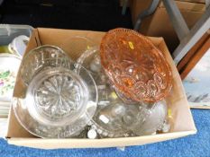 A boxed quantity of glassware