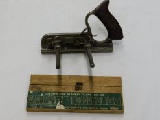 A Stanley no.50 combination plane with cutters