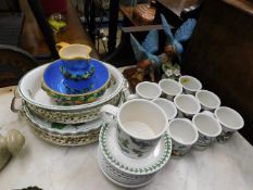 A quantity of Portmeirion pottery & other items