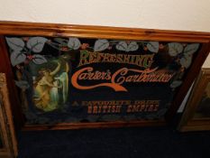 A Carters Carbonated table water mirror