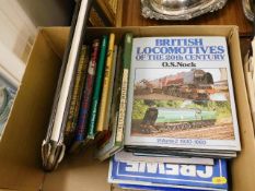 A quantity of locomotive books