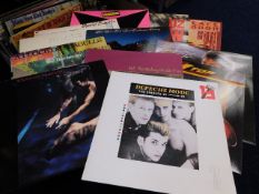 A quantity of vinyl LP's including David Bowie, U2