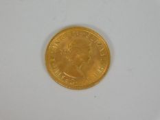 A 1963 full gold sovereign