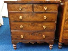 A Victorian chest of drawers