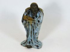 An early 20thC. Chinese Shiwan figure of monk