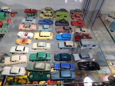 A quantity of diecast Lesney vehicles with grey wh