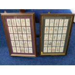 Two framed Players cigarette cards of Dickens char