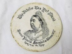 An Eclipse Queen Victoria commemorative tea pot st