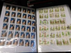 A boxed quantity of fifteen mostly GB stamp albums