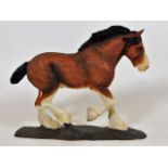 A Border Fine Arts figurine of Clydesdale horse