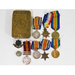 A father & two sons set including Victorian African medal with South Africa 1902 & Cape Colony bar &