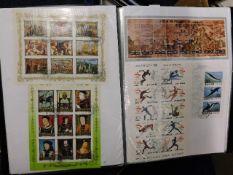 A boxed quantity of twenty stamps albums