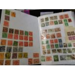 A boxed quantity of seventeen mostly GB stamp albu