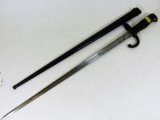 A French 19thC. military bayonet