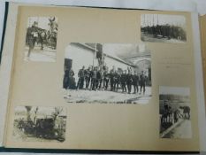 A WW1 album of French Cavalry 44th Field Artillery Regiment images approx. 55 photos