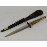 A British WW2 Fairbairn–Sykes fighting knife