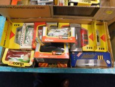 A quantity of boxed diecast vehicles including Cor