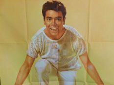 A life size signed poster of Cliff Richard