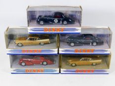 Five Matchbox Dinky boxed diecast vehicles, Studeb