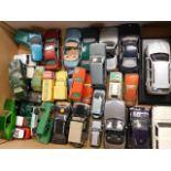 A quantity of diecast model vehicles including Maj