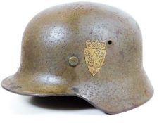 A Nazi Germany WWII M40 helmet with lining bearing