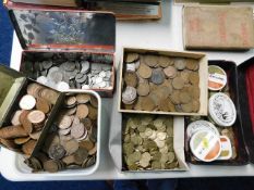 A large quantity of nickel, copper & brass coinage