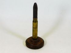 A trench art style table lighter