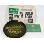 A Celtic FC silver commemorative 1967/68 European