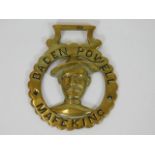 An antique Baden Powell Mafeking horse brass