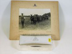 A silver cigar box presented to Arthur C. Besser R