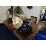 An early 20thC. His Masters Voice gramophone
