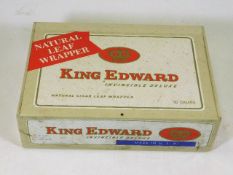 A sealed box of 50 King Edward cigars