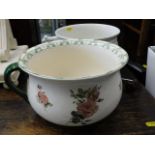 A Royal Doulton chamber pot & one other