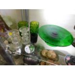 A quantity of mostly Scandinavian glass items